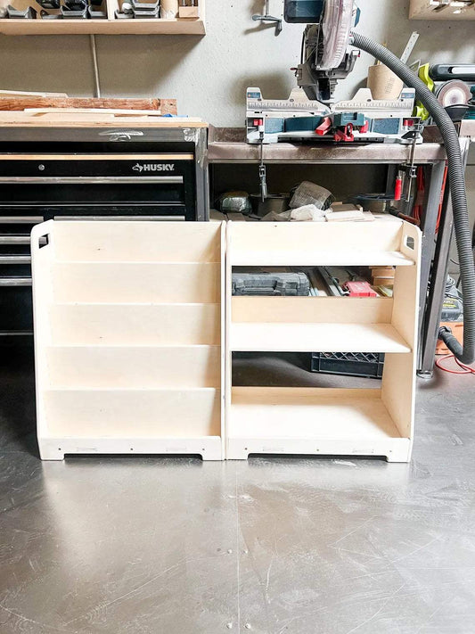 Bookshelf | 1/2 Inch Baltic Birch | Pre Sanded Raw Wood | Toy Storage