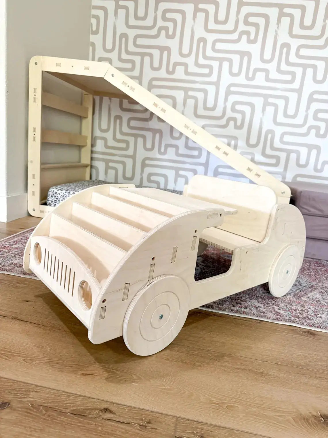 FELIX- Car Inspired Double Sided Bookshelf - Bush Acres