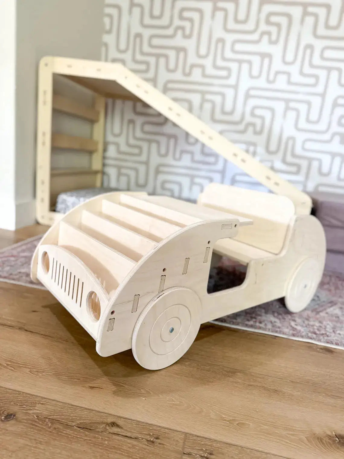 FELIX- Car Inspired Double Sided Bookshelf - Bush Acres