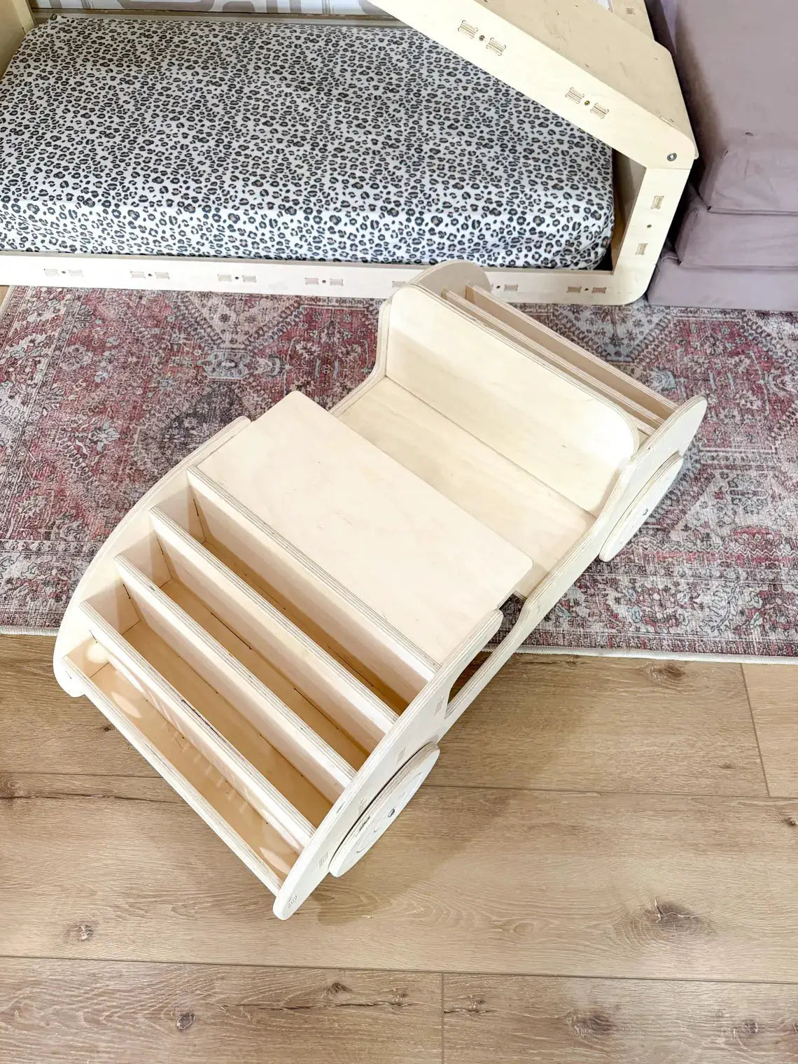 FELIX- Car Inspired Double Sided Bookshelf - Bush Acres