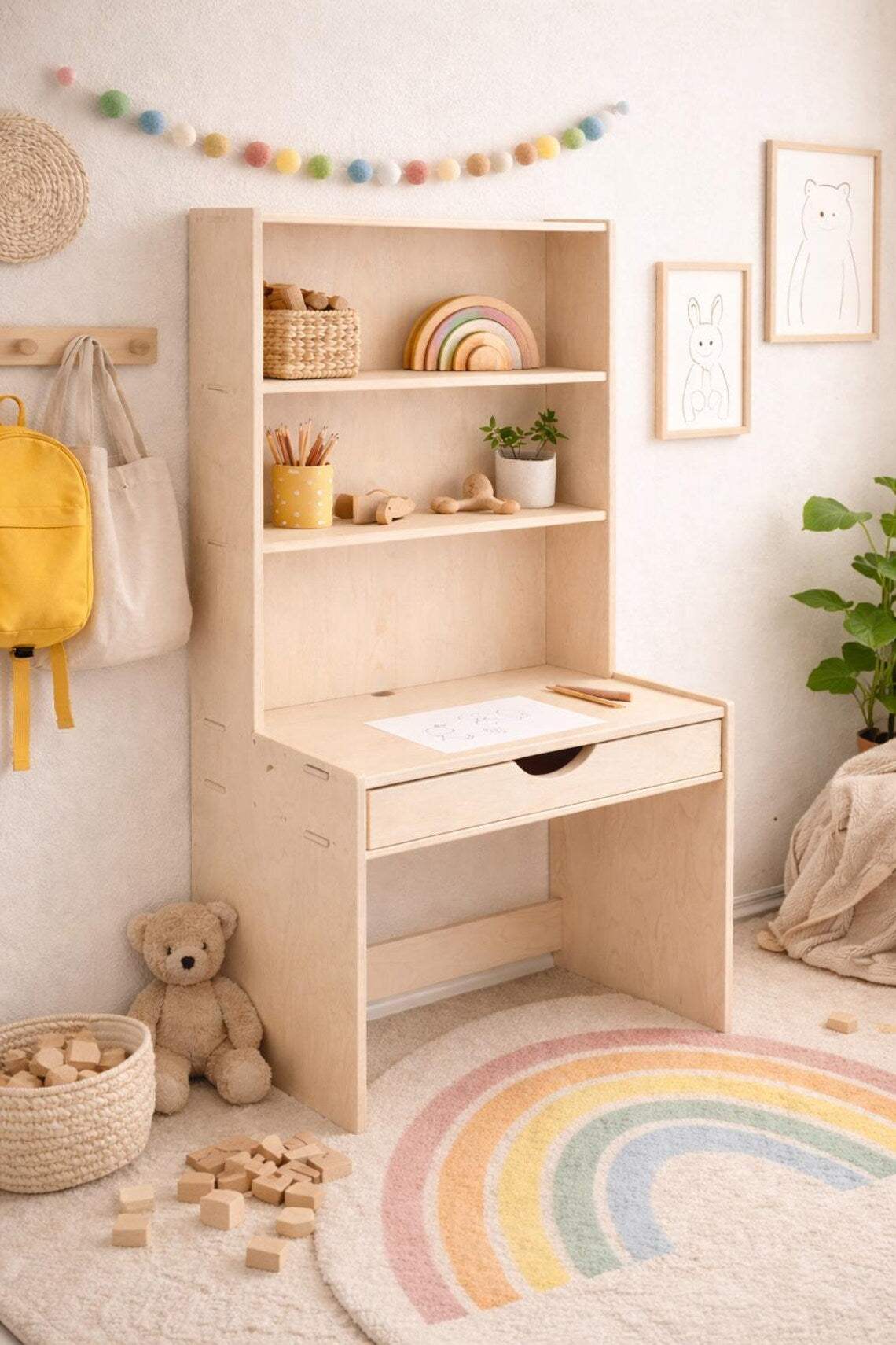 Wall Desk | Wall Mounted | Children
