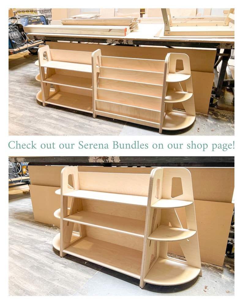 Wood Storage Shelves | 1/2 Inch Baltic Birch | Three Piece Bundle | Classroom