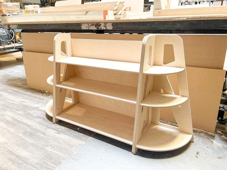 Wood Storage Shelves | 1/2 Inch Baltic Birch | Three Piece Bundle | Classroom