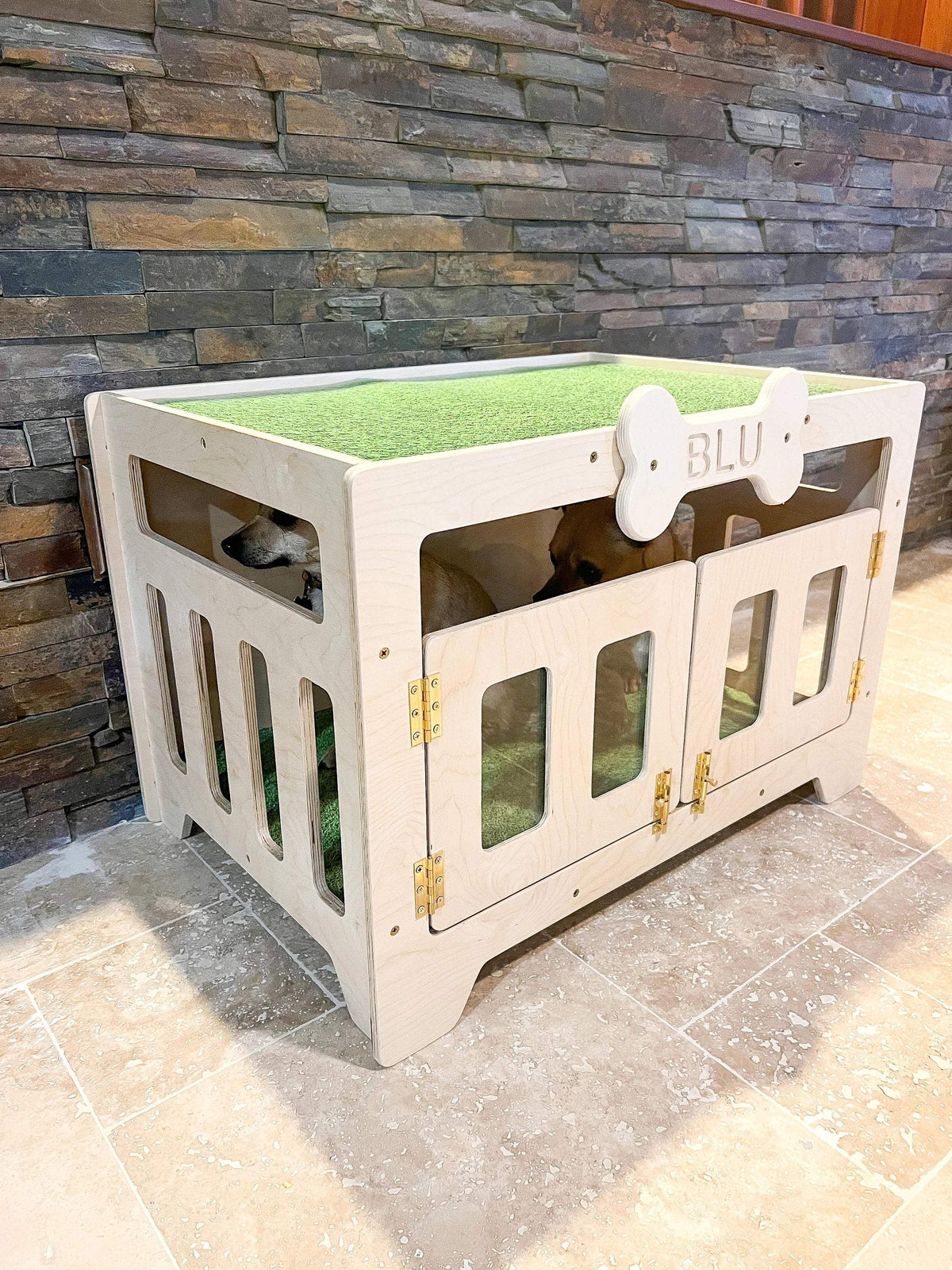 Modern Dog House | Acrylic Front Window