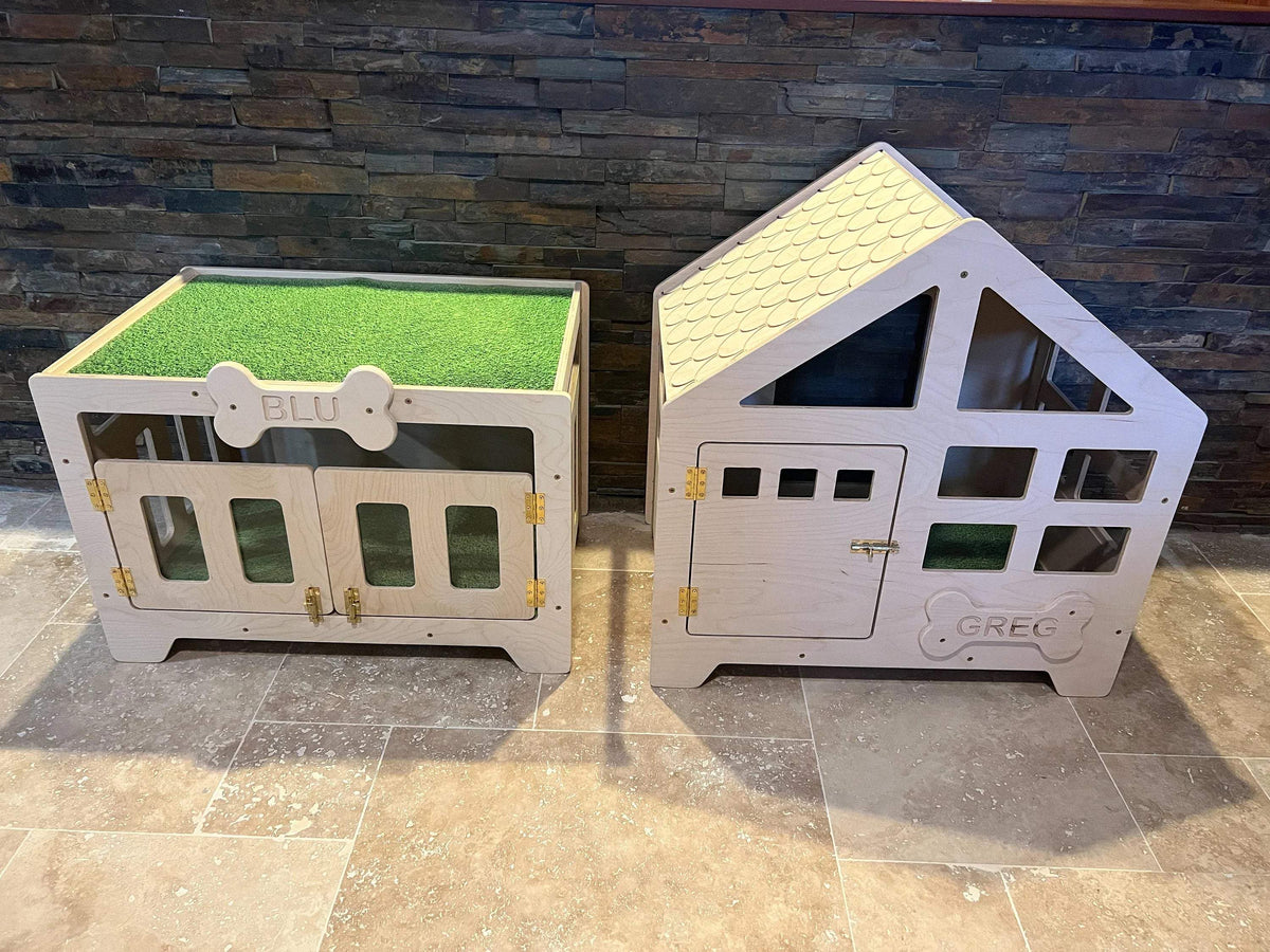 Modern Dog House | Acrylic Front Window