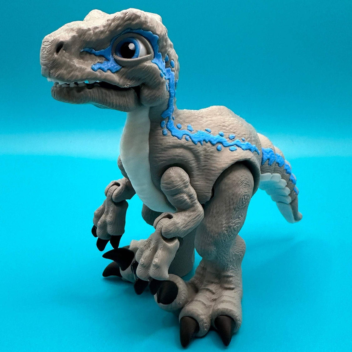 Articulated Velociraptor Dinosaur Fidget | 3D Printed Design | Moving Joints