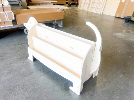 Double Sided Dog Bookshelf | Baltic Birch | Half Inch Thick | DIY Slot Assembly