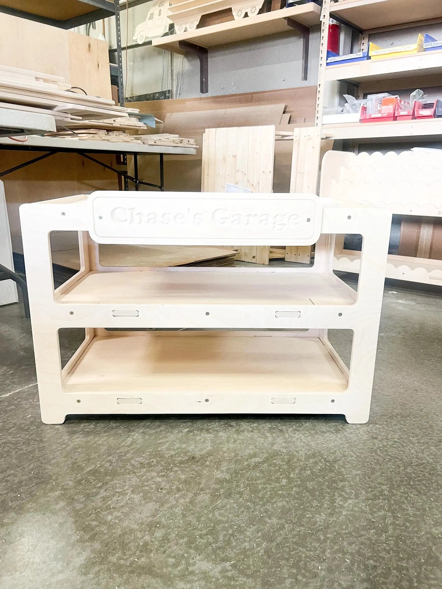 CADEN- Toy Car Ramp + Storage - Bush Acres