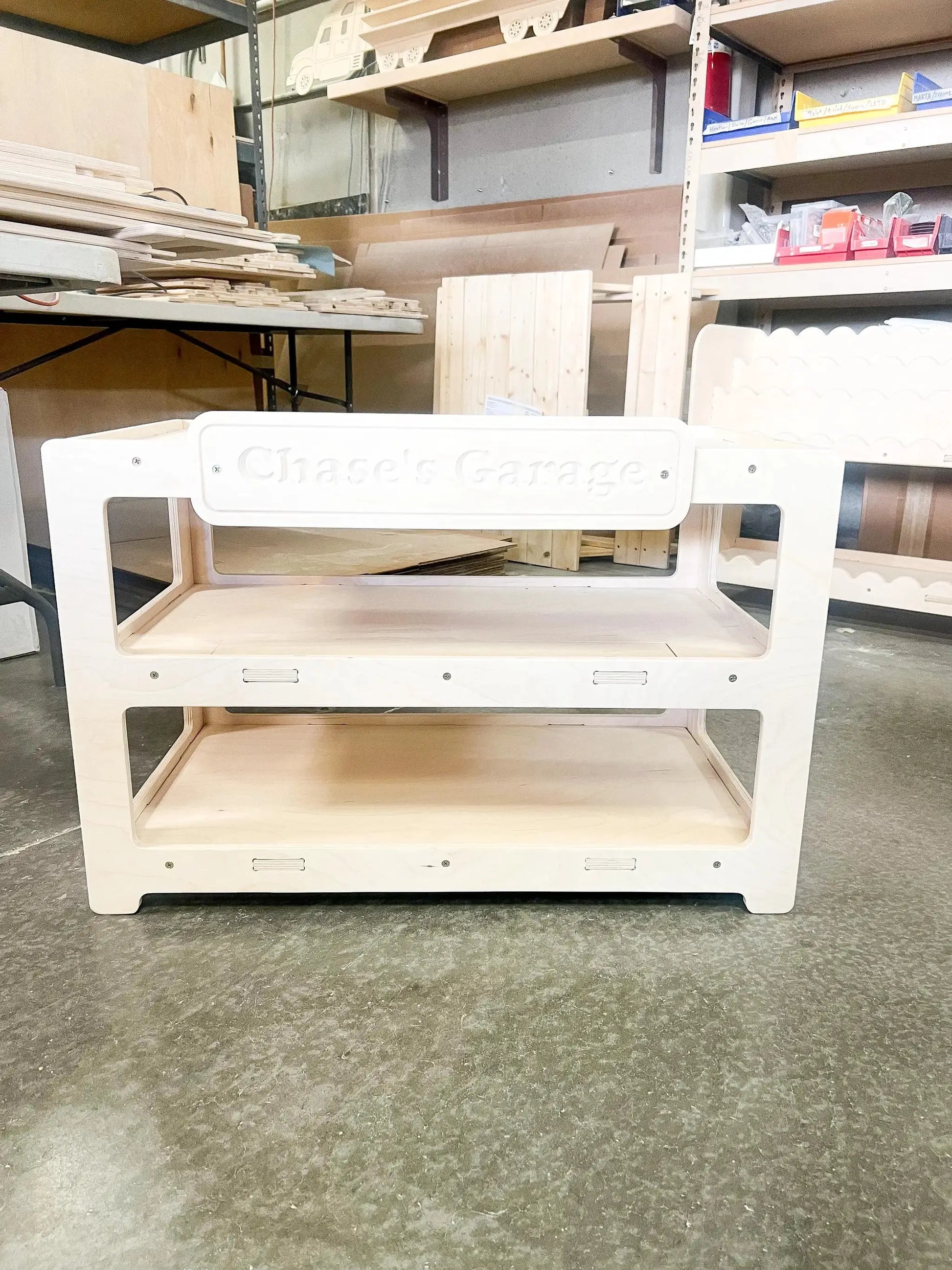 CADEN- Toy Car Ramp + Storage - Bush Acres