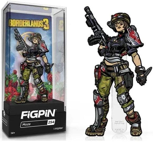 Borderlands 3 Moze Collectors FiGPiN Enamel Pin | Collector Number 254 | Hard Enamel | Gamer Collectors