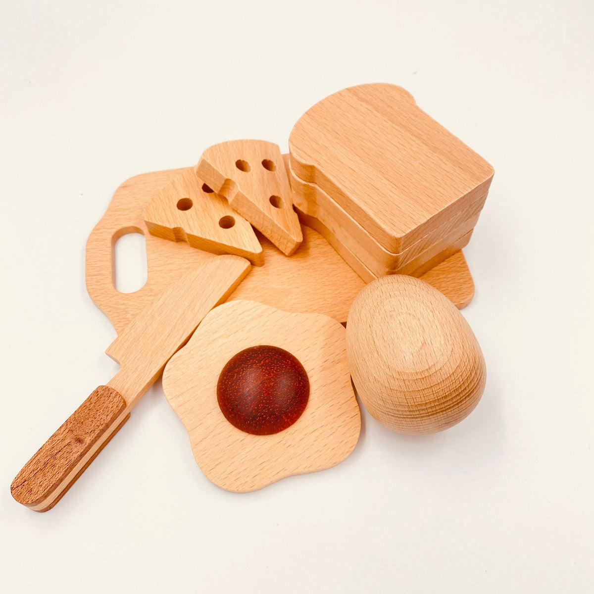 Wooden Fruit Cutting Set | 30 Pieces With Velcro | Audible Click | Toddlers