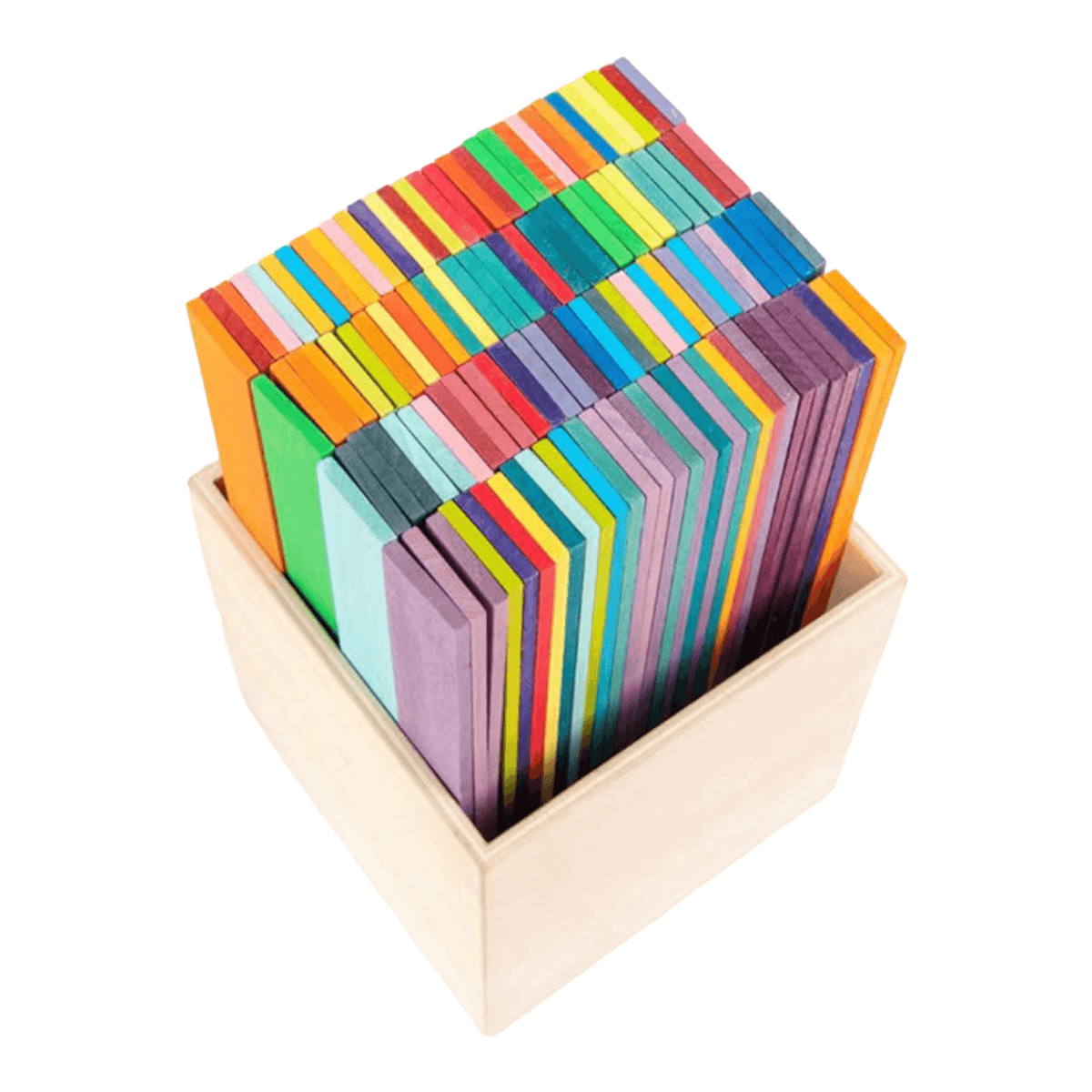 Wooden Building Sticks | 120 Piece STEM Bridge Kit | Kids And Adults