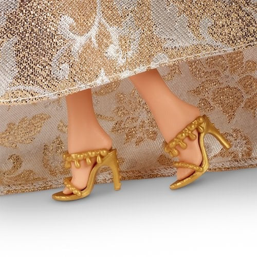 Barbie Holiday Doll 2025 Sparkling Silver Gold Gown