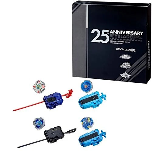 Beyblade X 25th Anniversary Limited Edition Battle Tops And Launchers