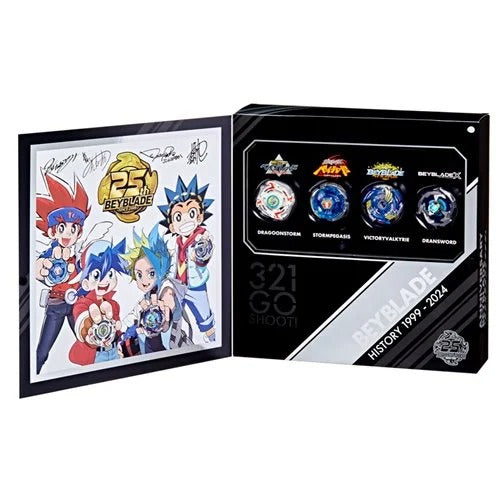 Beyblade X 25th Anniversary Limited Edition Battle Tops And Launchers