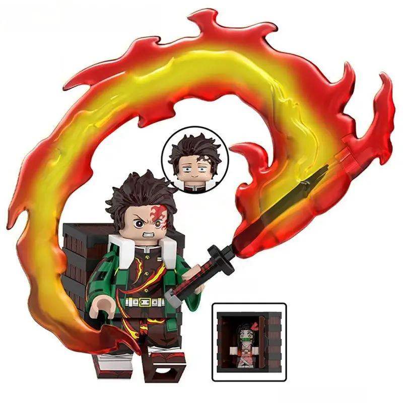  Kamado Tanjiro Demon Slayer Lego Minifigure Custom Joints -  ToylandEU™