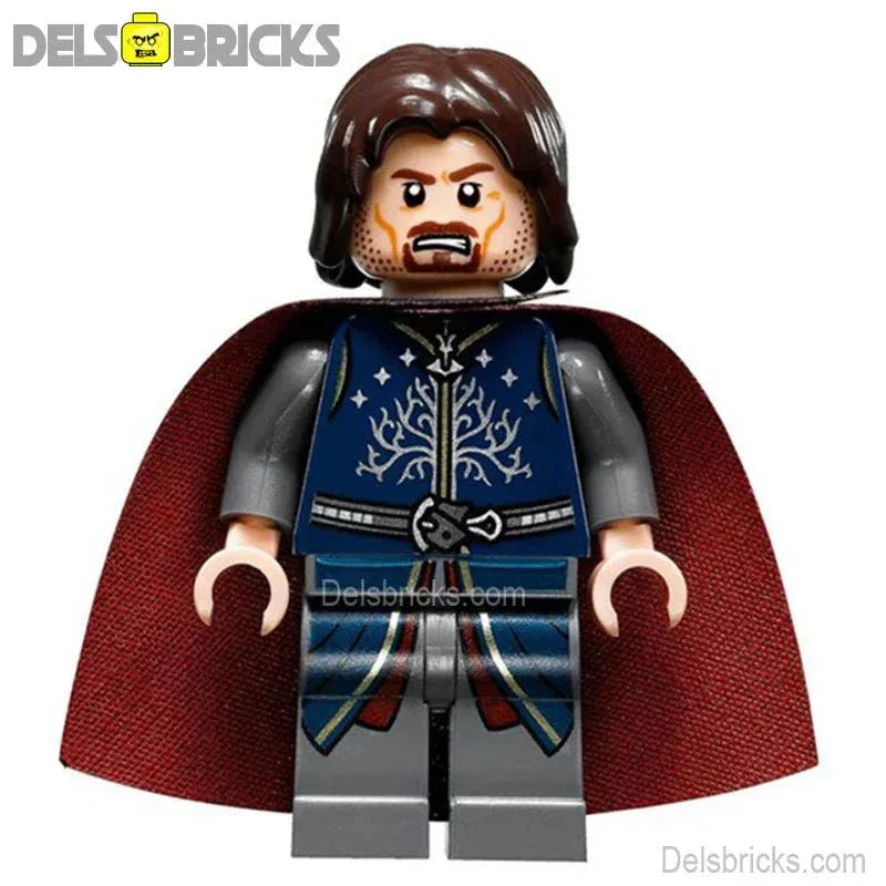 King Aragorn Lord of The Rings Lego Minifigures Custom Toys - ToylandEU