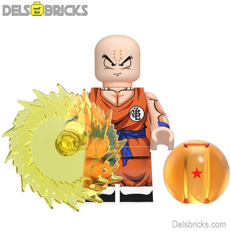 Krillin Dragon Ball Z Super Lego Minifigures Anime Custom Toys 1 - ToylandEU