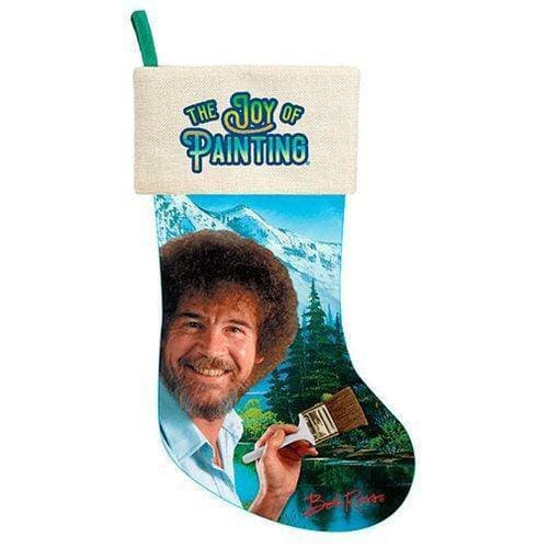 Bob Ross Christmas Stocking Canvas With The Joy Of Painting