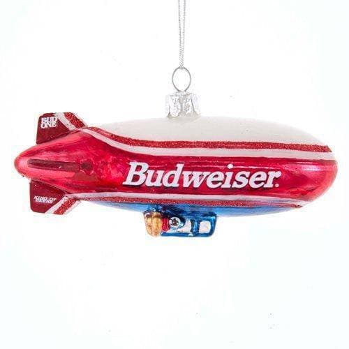 Budweiser Ornament Festive Red Bow Holiday Display