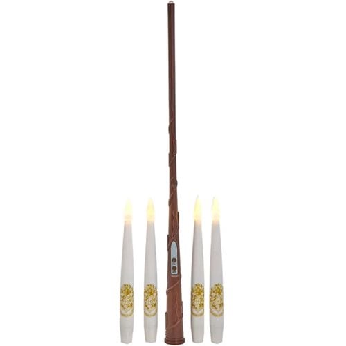 Harry Potter LED Floating Candles With Wand Remote Ornament Set