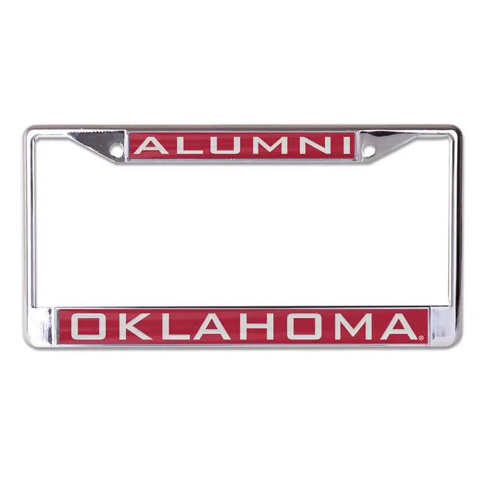 Oklahoma Sooners License Plate Frame - Inlaid - Alumni