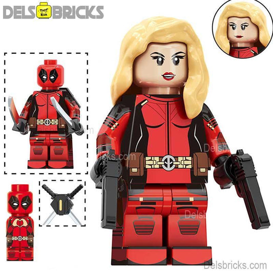 Lady Deadpool from Deadpool & Wolverine Lego Minifigures Custom Toys 1 - ToylandEU