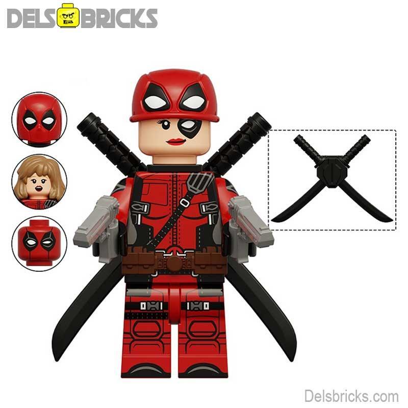 Lady Deadpool marvel Lego Minifigures Custom Toys NEW - ToylandEU