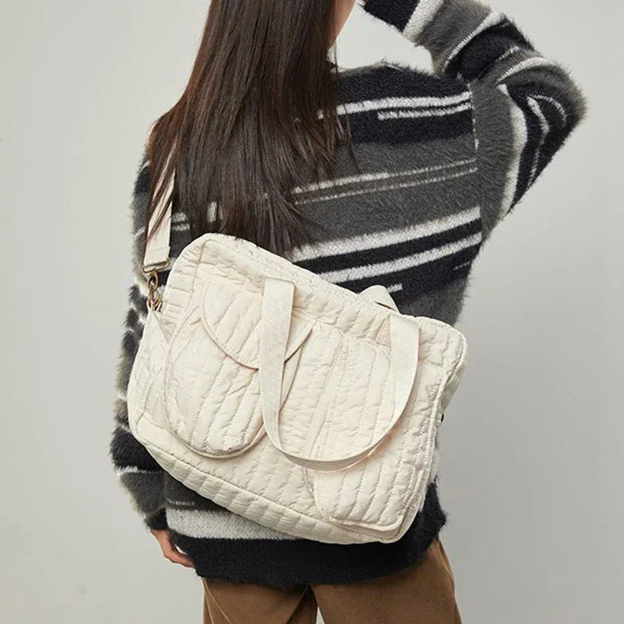 large Capacity Lightweight Multi Compartment Design Baby Diaper Bag Suitable for Storing Bottles Diapers and Clothing Mommy Bag - ToylandEU