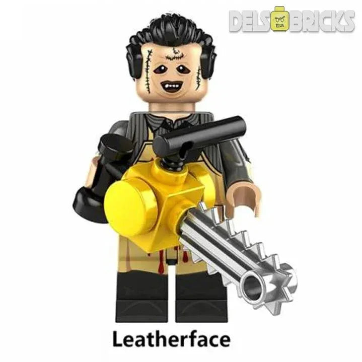 Leatherface Texas Chainsaw massacre Lego Minifigures Custom Horror Toys 2 - ToylandEU