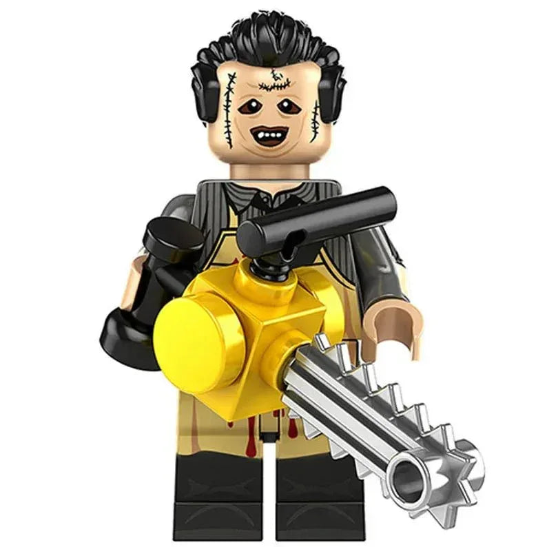 Leatherface Texas Chainsaw massacre Lego Minifigures Custom Horror Toys 2 - ToylandEU