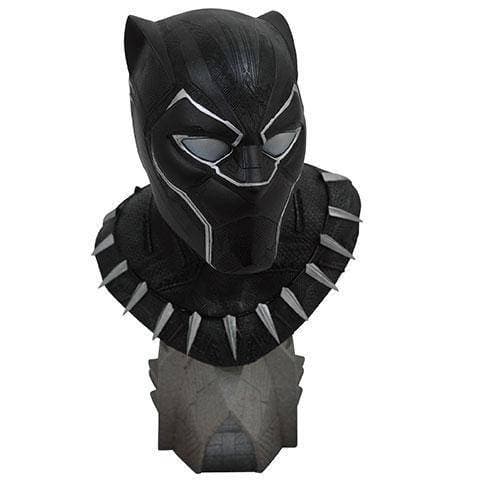 Black Panther Bust Half Scale Resin Intricately Detailed