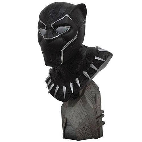 Black Panther Bust Half Scale Resin Intricately Detailed