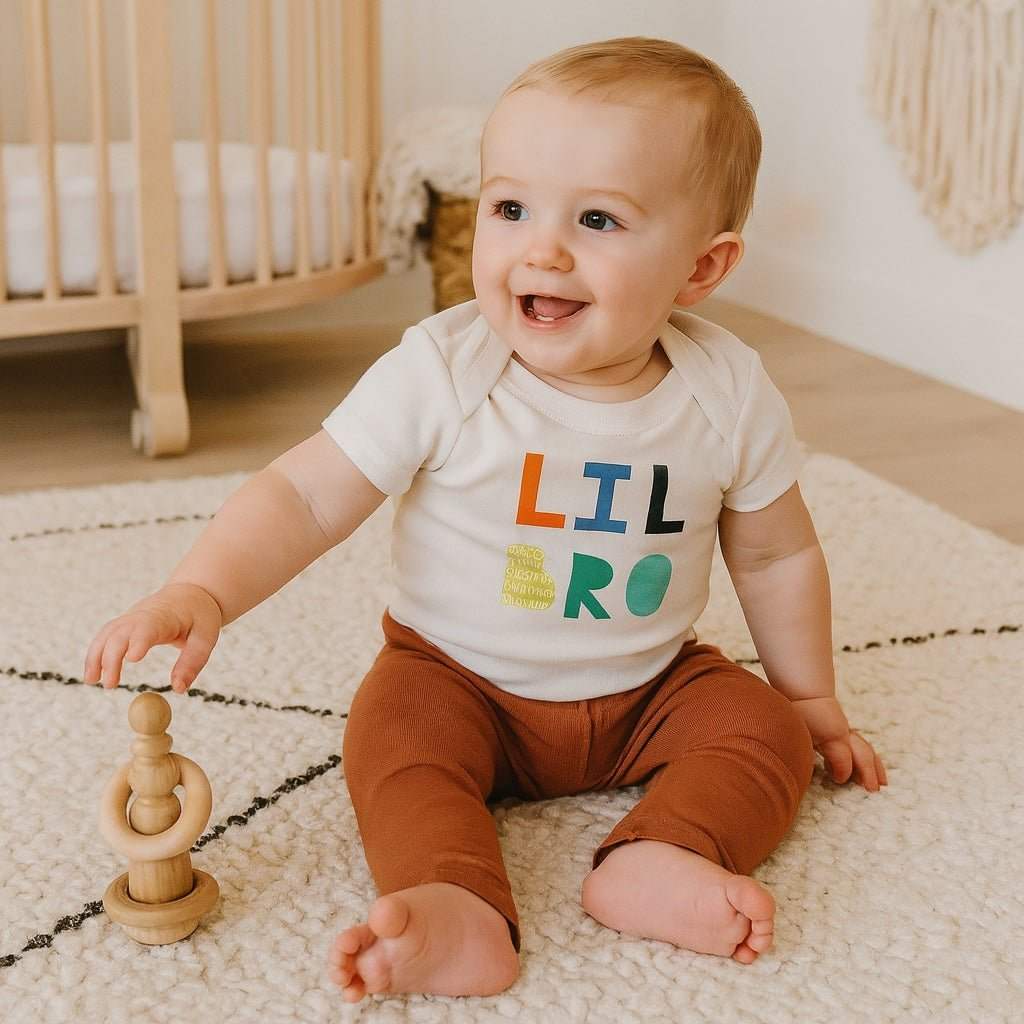 Lil Bro Graphic Bodysuit | Organic Cotton | Baby