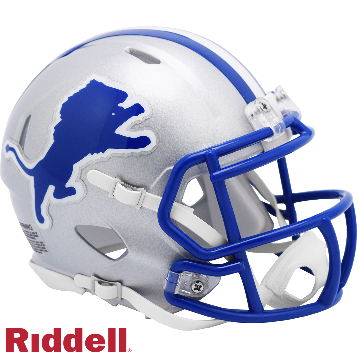 Detroit Lions Helmet Riddell Replica Mini Speed Style 1983-2002 T/B Periodic Restock
