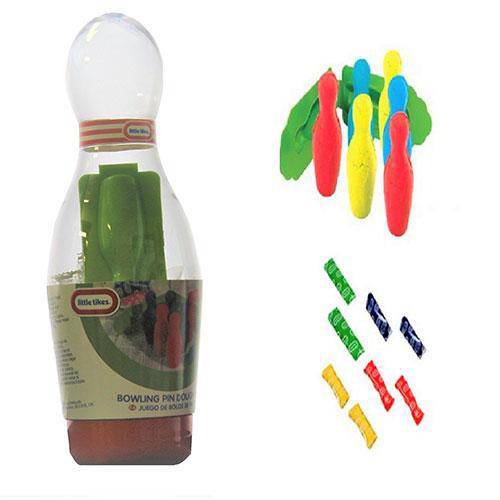 Bowling Pin Play Dough Set For Kids Promoting Creativity