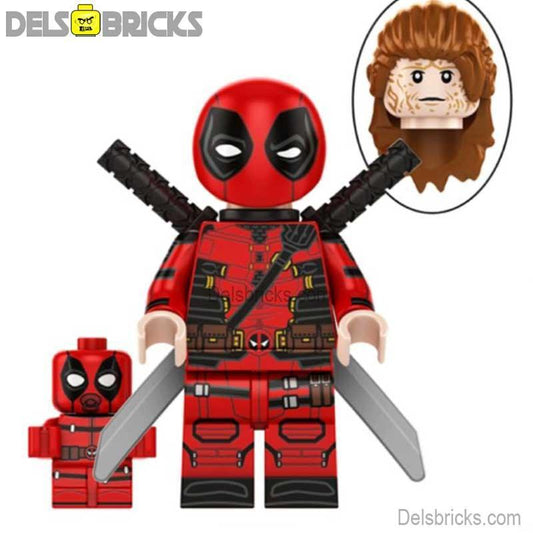 Deadpool Wolverine Lego Minifigure Collectible For Marvel Fans - ToylandEU