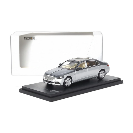 AR BOX Mercedes-Benz Maybach W223 Grey/Hightech Silver 1:64