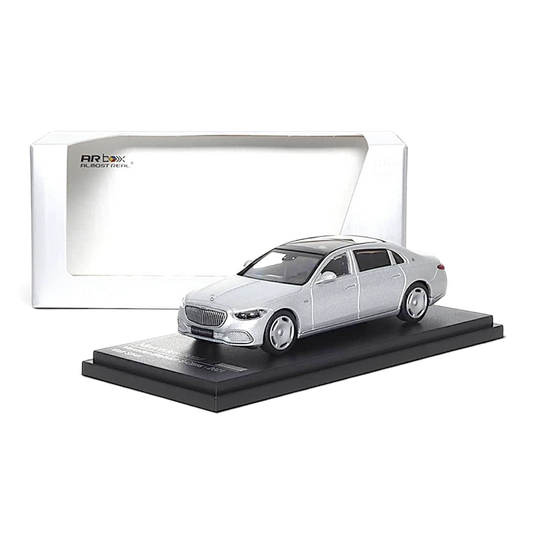 AR BOX 2021 Mercedes-Benz Maybach W223 Matte Silver 1:64