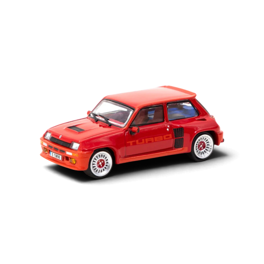 Diecast Car | 1:64 Scale | Tarmac Works | Renault 5 Turbo Red