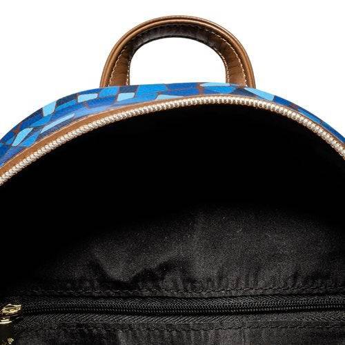 Beauty And The Beast Stained Glass Loungefly Mini Backpack Exclusive