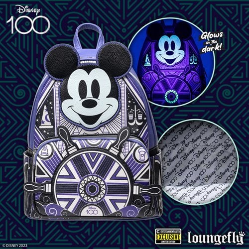 Disney 100 Art Deco Mickey Mouse Mini Backpack Limited Edition