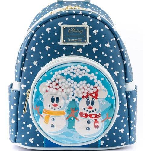 Disney Snow Globe Mini Backpack Collectible Mickey And Minnie