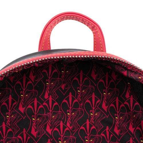 Vivid Jafar Scene Mini Backpack Disney Villains Loungefly