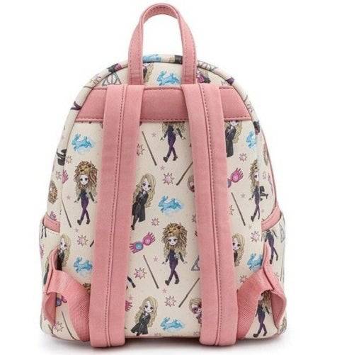 Harry Potter Luna Lovegood Mini Backpack With Zipper Pockets