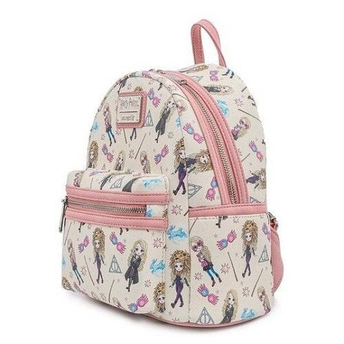 Harry Potter Luna Lovegood Mini Backpack With Zipper Pockets