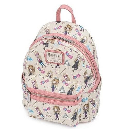 Harry Potter Luna Lovegood Mini Backpack With Zipper Pockets