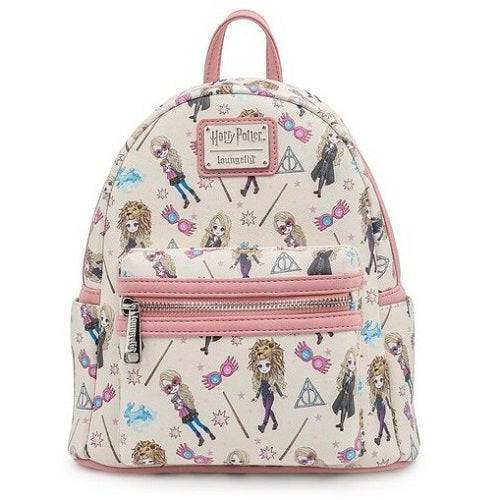 Harry Potter Luna Lovegood Mini Backpack With Zipper Pockets