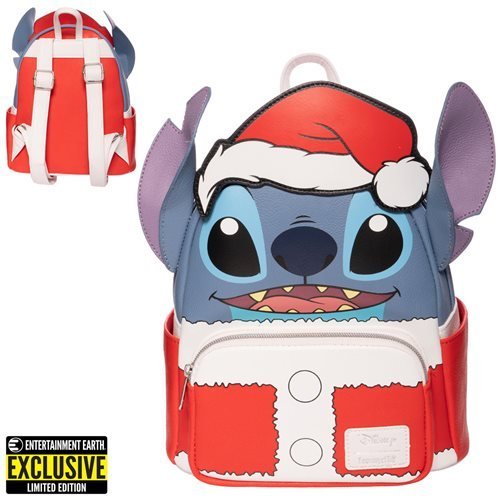 Lilo and Stitch Mini Backpack Holiday Santa Stitch Exclusive