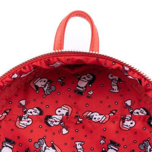 Loungefly Peanuts Gift Giving Snoopy Woodstock Mini Backpack